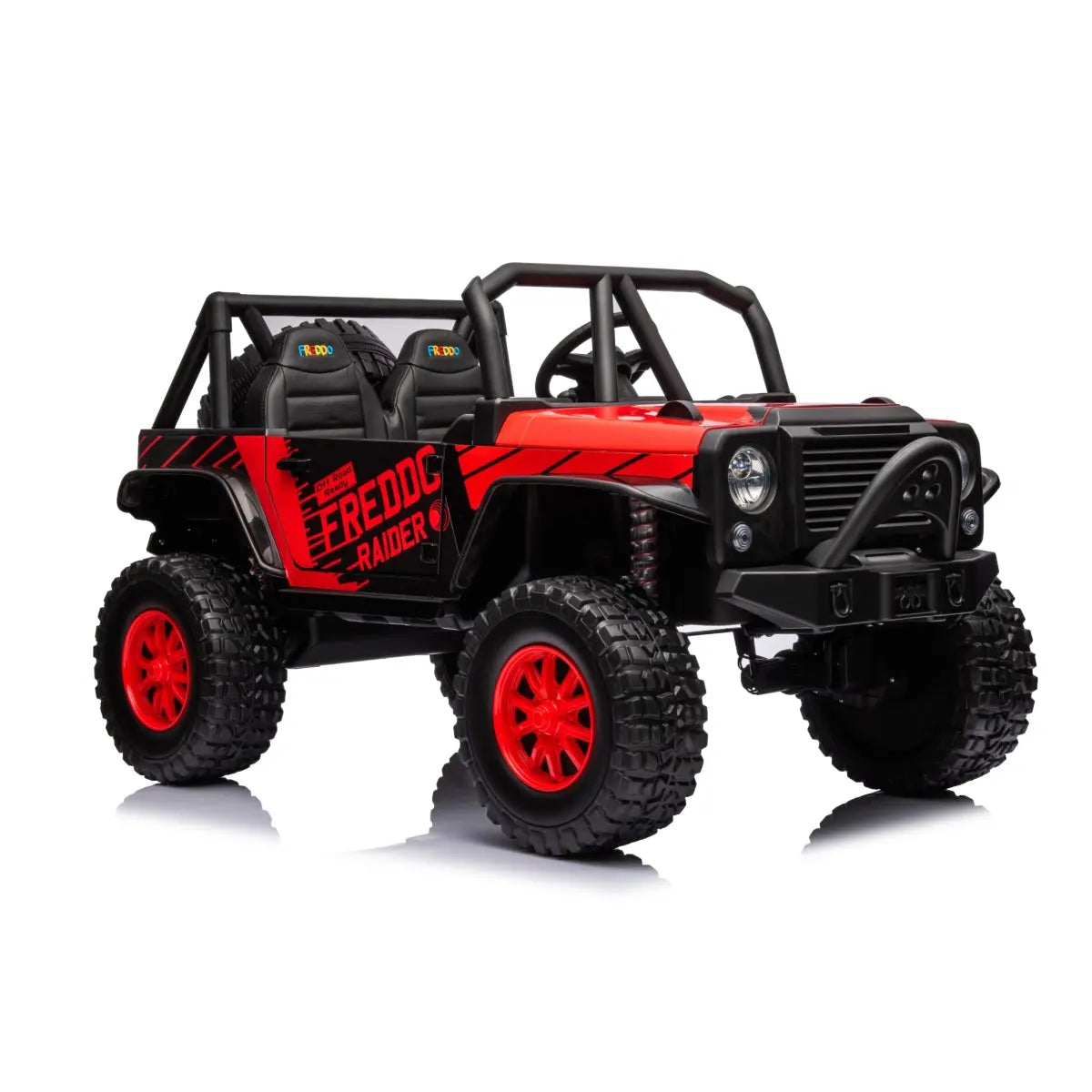 24V Freddo Raider 2 Seater Ride On – front three-quarter view (2) | Freddo Toys Canada