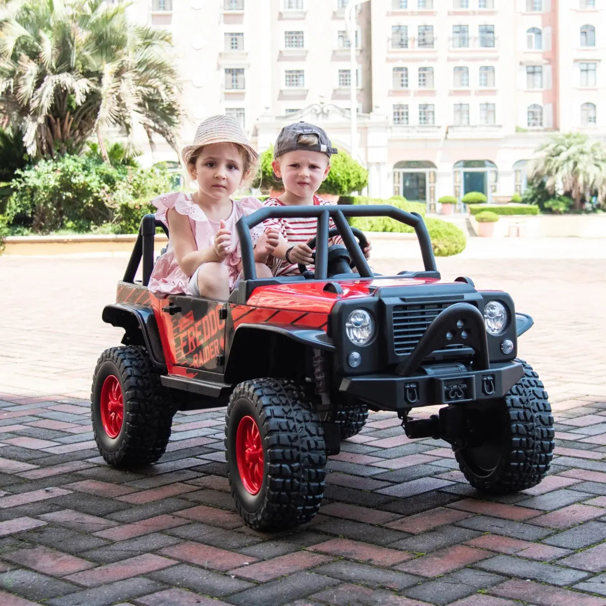 24V Jeep Freddo Raider 2 Seater Ride On  Freddo Toys