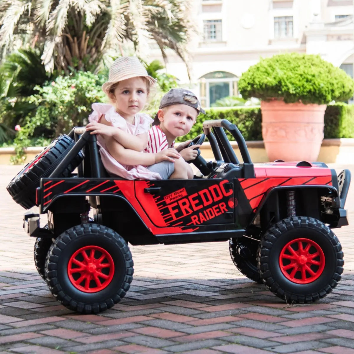 24V Jeep Freddo Raider 2 Seater Ride On  Freddo Toys