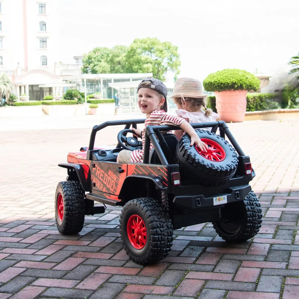 24V Jeep Freddo Raider 2 Seater Ride On  Freddo Toys