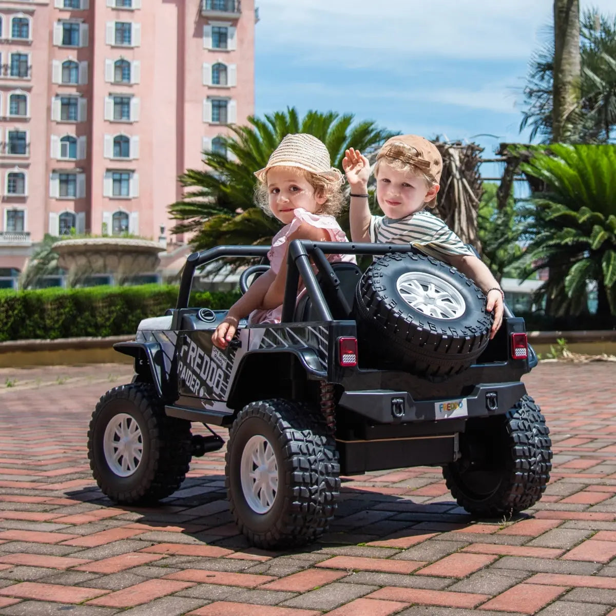 24V Jeep Freddo Raider 2 Seater Ride On  Freddo Toys