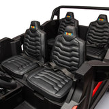 48V Freddo Beast XL: World's Fastest Kids' 4-Seater Dune Buggy with Advanced Brushless Motor & Precision Differential – wheels and suspension detail | Freddo Toys Canada