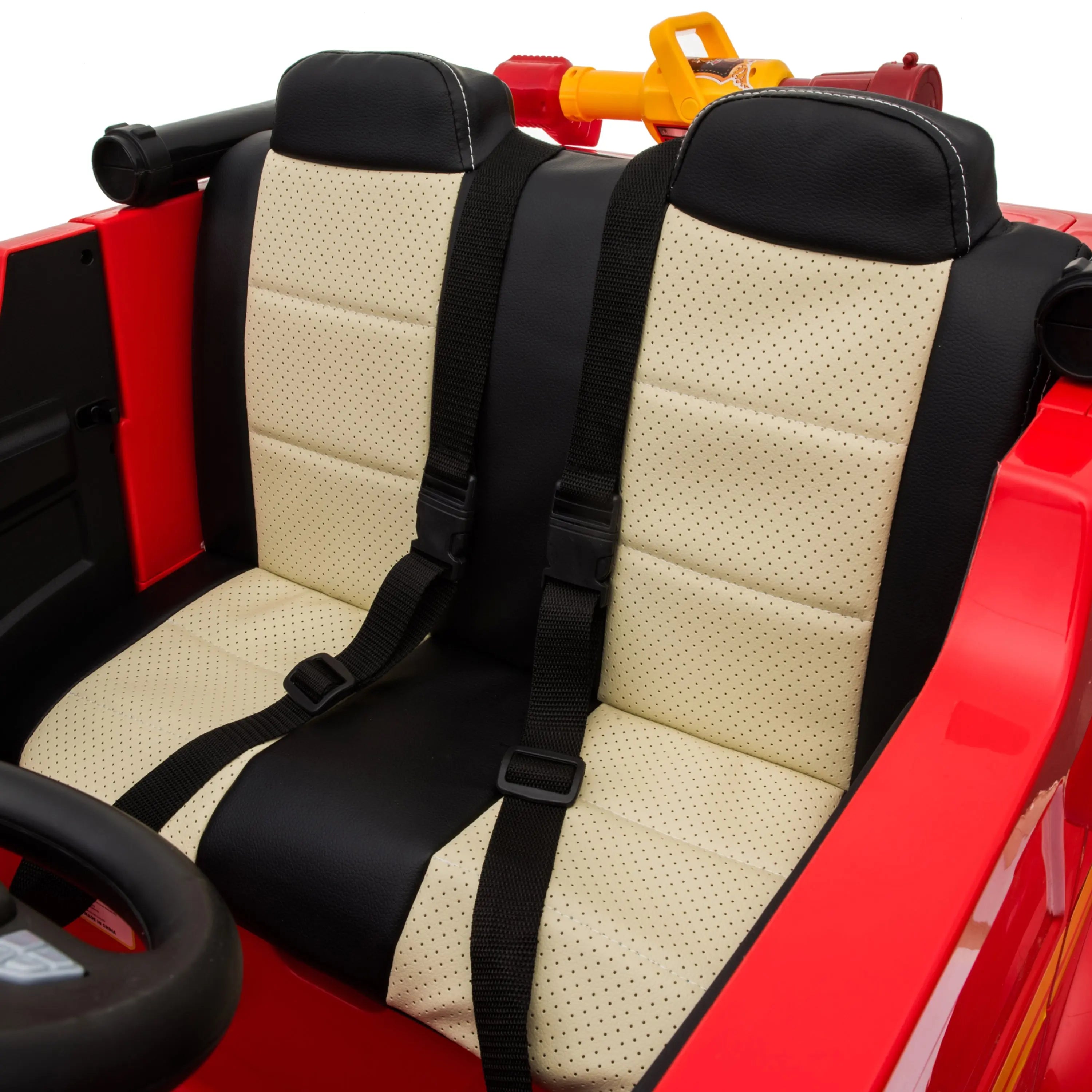24V Freddo Fire Truck 2-Seater Ride on  Freddo Toys