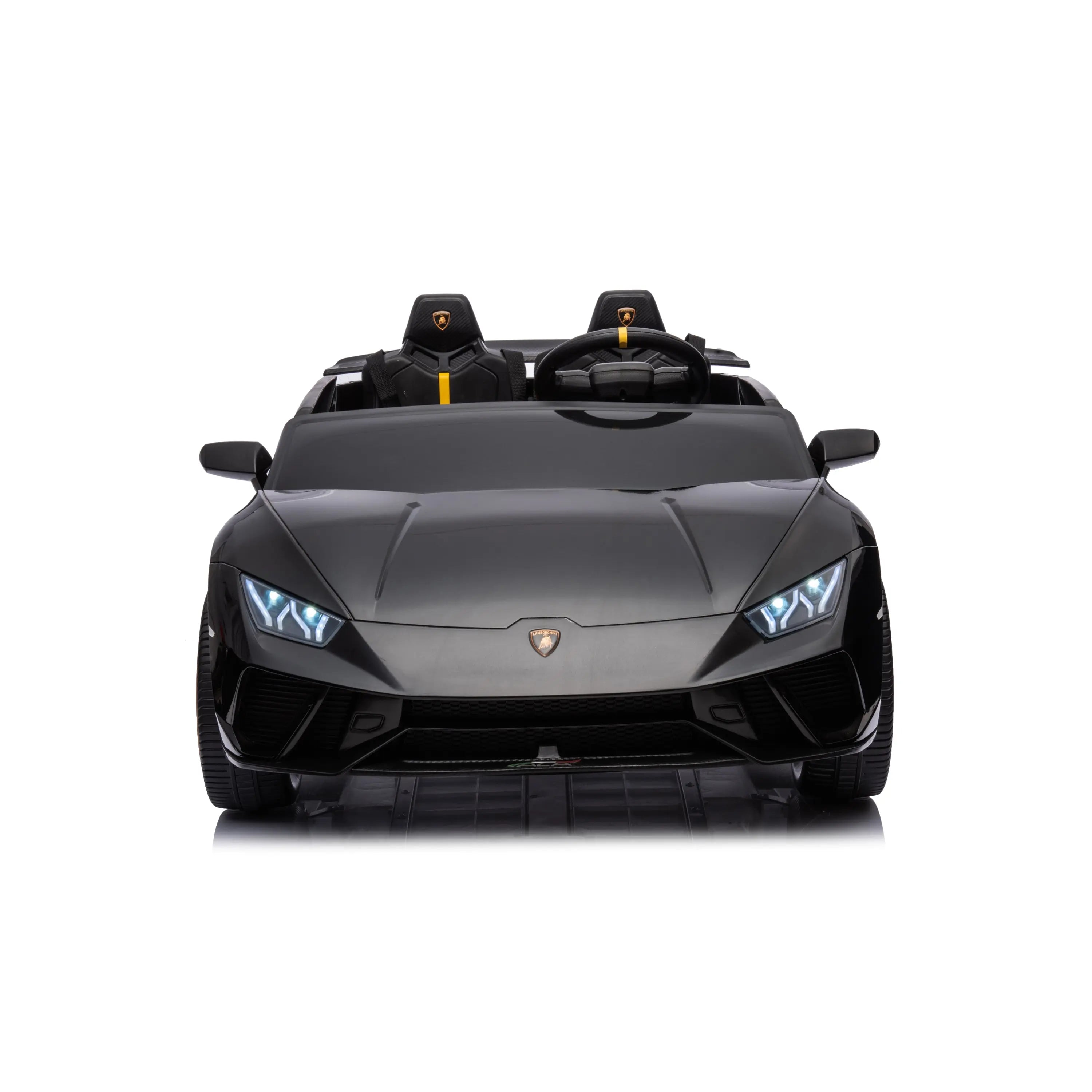 24V Lamborghini Huracan 2 Seater Kids' Electric Ride-On – rear view | Freddo Toys Canada
