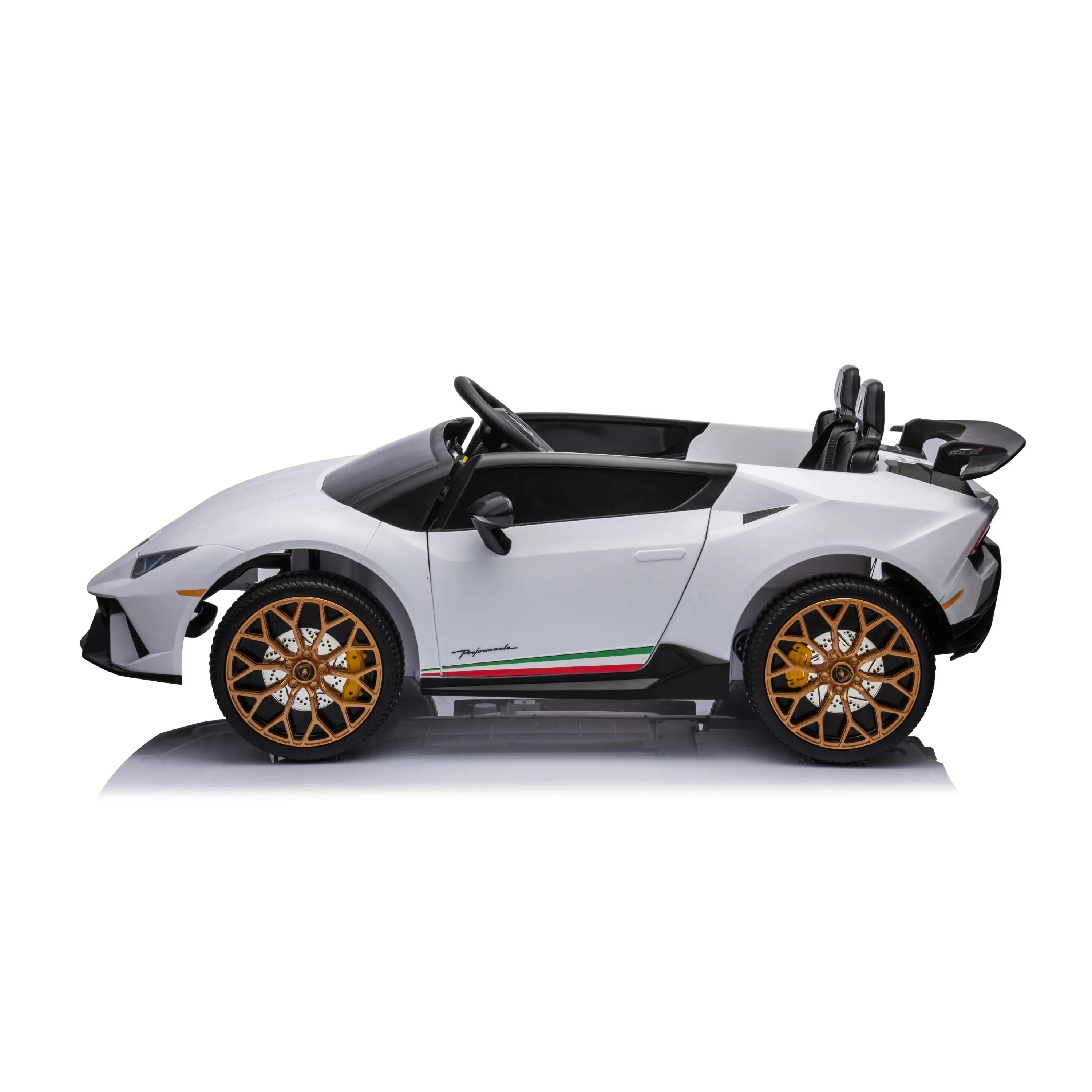 24V Lamborghini Huracan 2 Seater Kids' Electric Ride-On – feature detail | Freddo Toys Canada