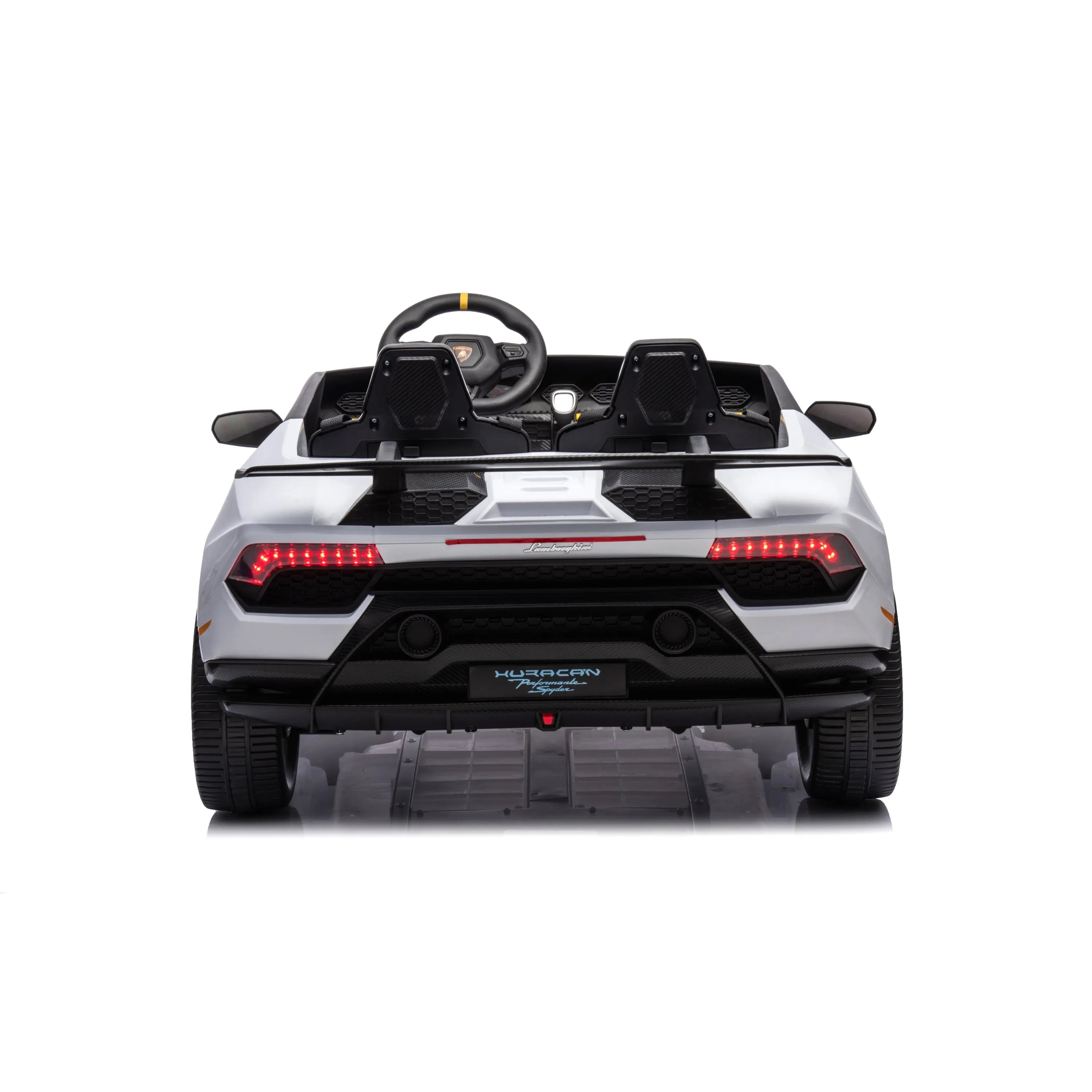 24V Lamborghini Huracan 2 Seater Kids' Electric Ride-On – full view | Freddo Toys Canada