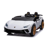 24V Lamborghini Huracan 2 Seater Kids' Electric Ride-On – side view (2) | Freddo Toys Canada