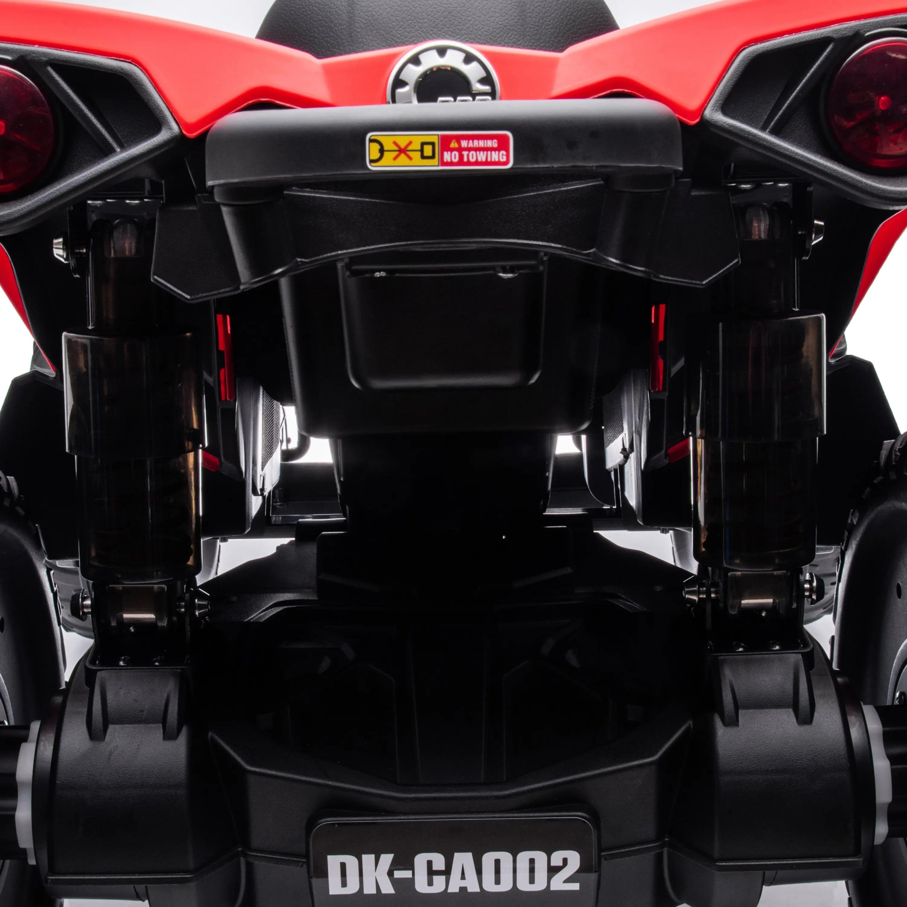 24V Can-Am Renegade 1-Seater Kids ATV – interior detail | Freddo Toys Canada