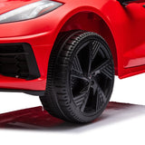 12V Chevrolet Corvette C8 1-Seater Kids Ride-On Car – feature detail | Freddo Toys Canada
