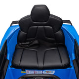 12V Chevrolet Corvette C8 1-Seater Kids Ride-On Car – steering wheel and controls | Freddo Toys Canada