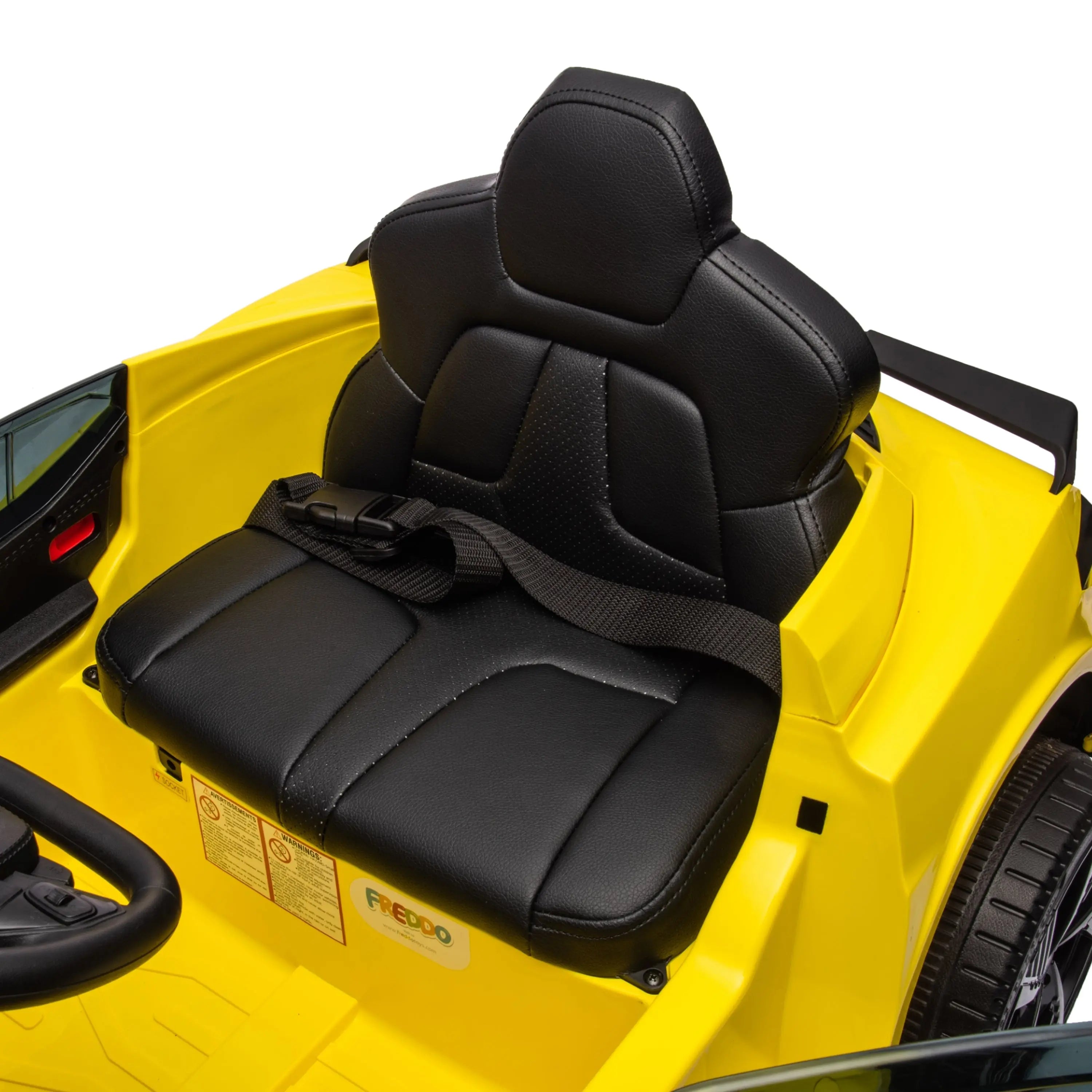 12V Chevrolet Corvette C8 1-Seater Kids Ride-On Car – open doors (2) | Freddo Toys Canada