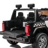 24V GMC Sierra Denali 2 Seater Police Ride-On Truck – open doors | Freddo Toys Canada