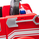 12V Freddo Fire Truck 1 Seater Ride on – rear three-quarter view | Freddo Toys Canada