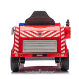12V Freddo Fire Truck 1 Seater Ride on – steering wheel and controls | Freddo Toys Canada