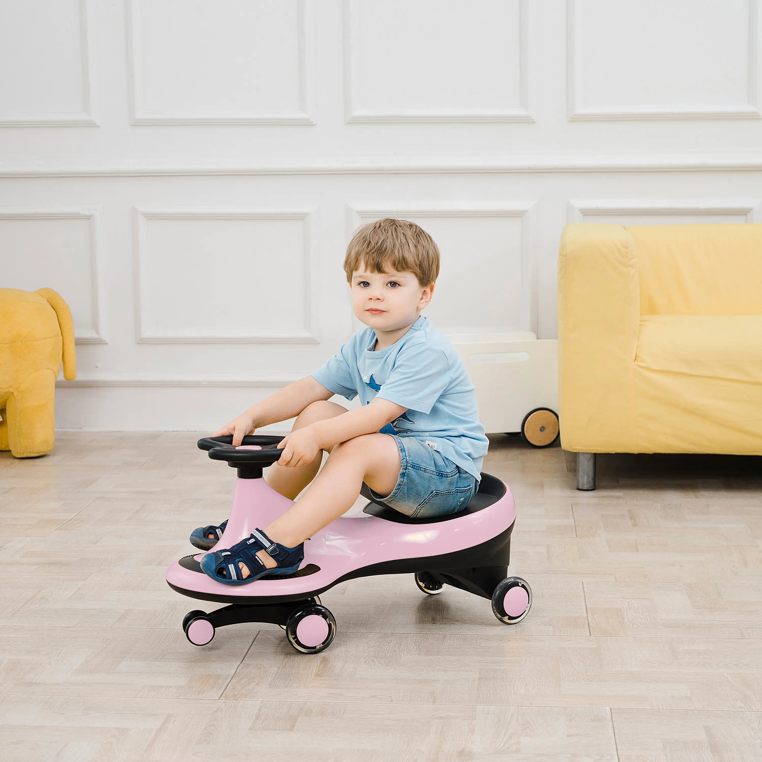 Freddo Toys Swing Car with Flashing Wheels | Freddo Toys Canada