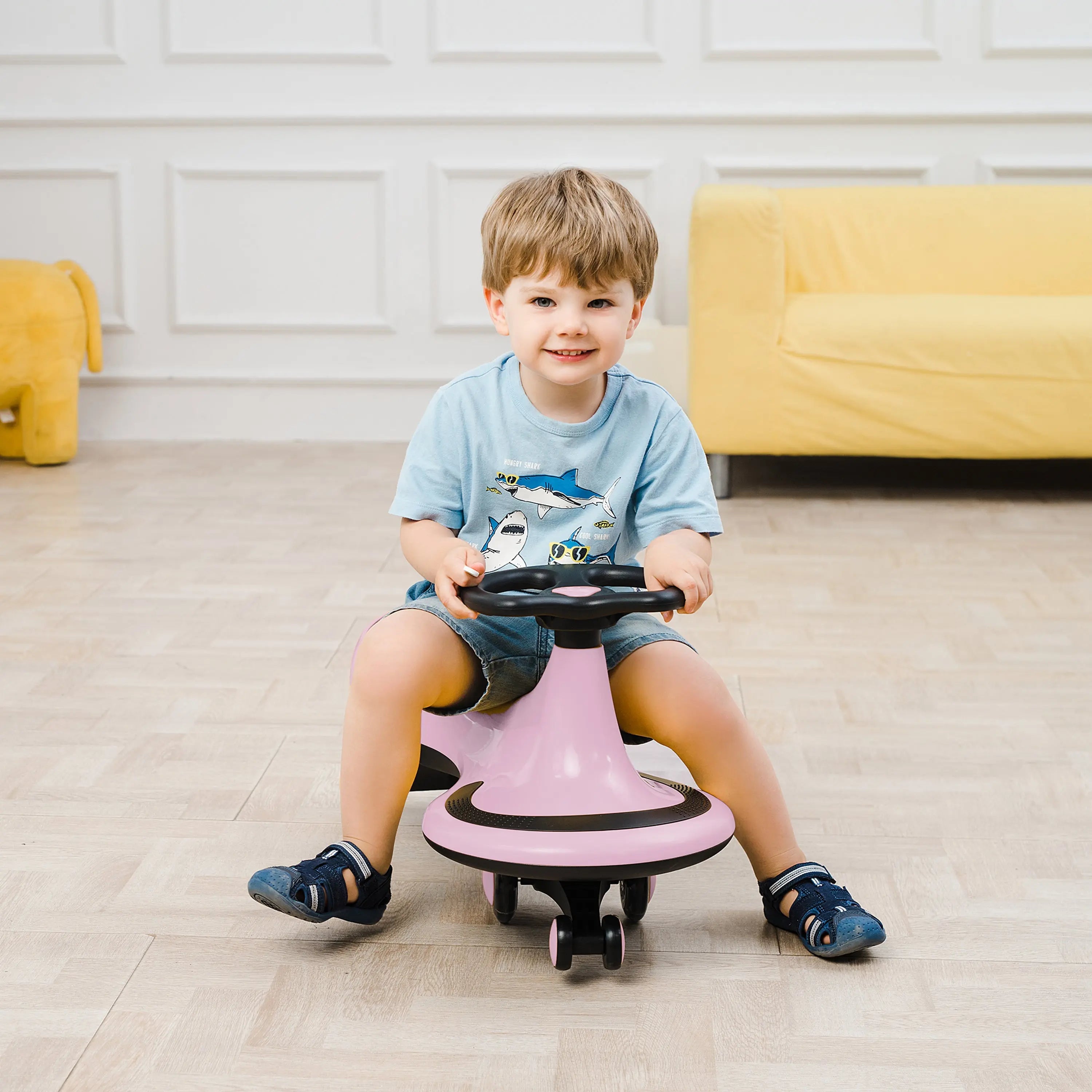 Freddo Toys Swing Car with Flashing Wheels  Freddo Toys