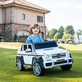 Child riding the 12V Mercedes Maybach G650 1 Seater (2) | Freddo Toys Canada