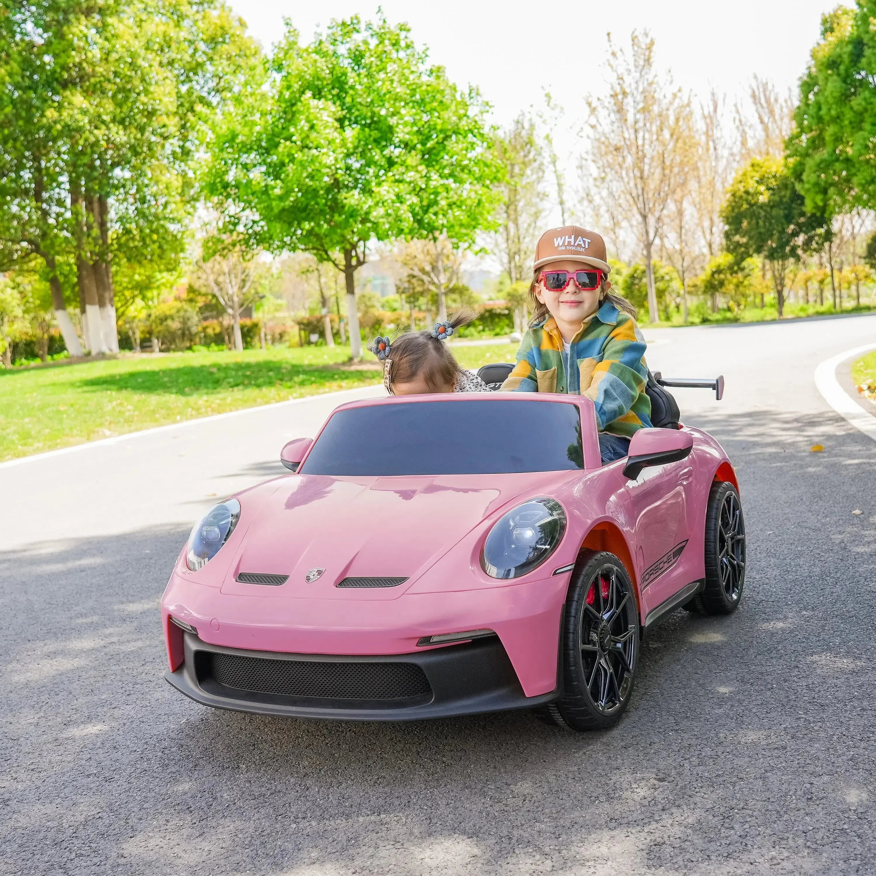 24V Porsche 911 GT3 2 Seater - NEW Silent Motor | Freddo Toys Canada