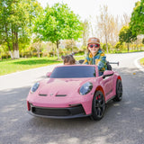 24V Porsche 911 GT3 2 Seater - NEW Silent Motor  Freddo Toys