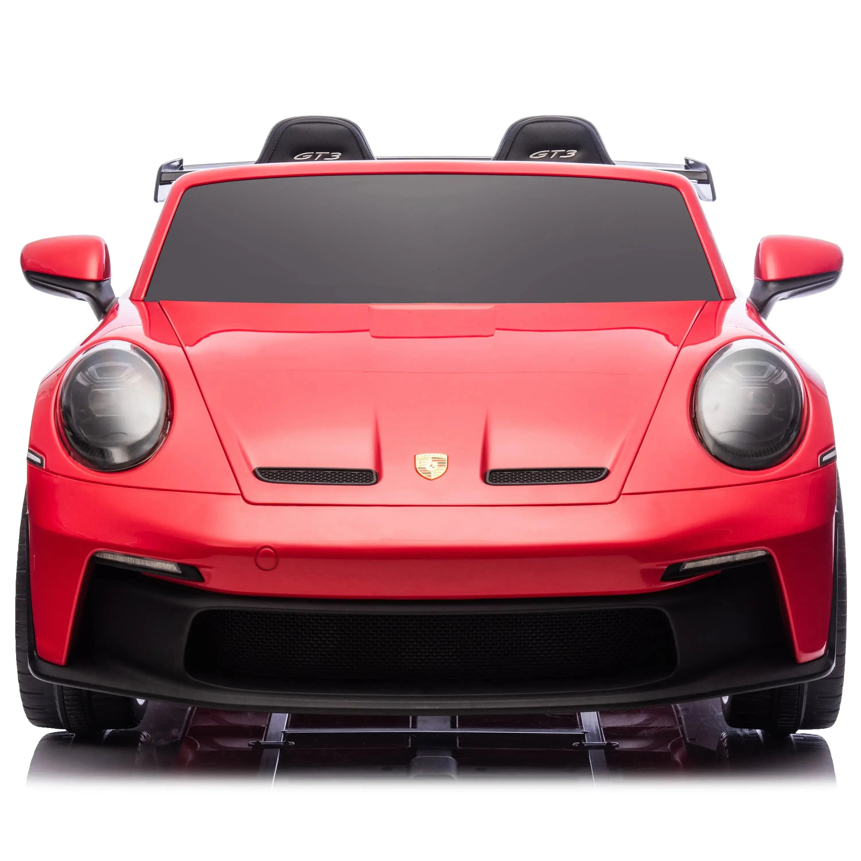 24V Porsche 911 GT3 2 Seater - NEW Silent Motor – front three-quarter view (2) | Freddo Toys Canada