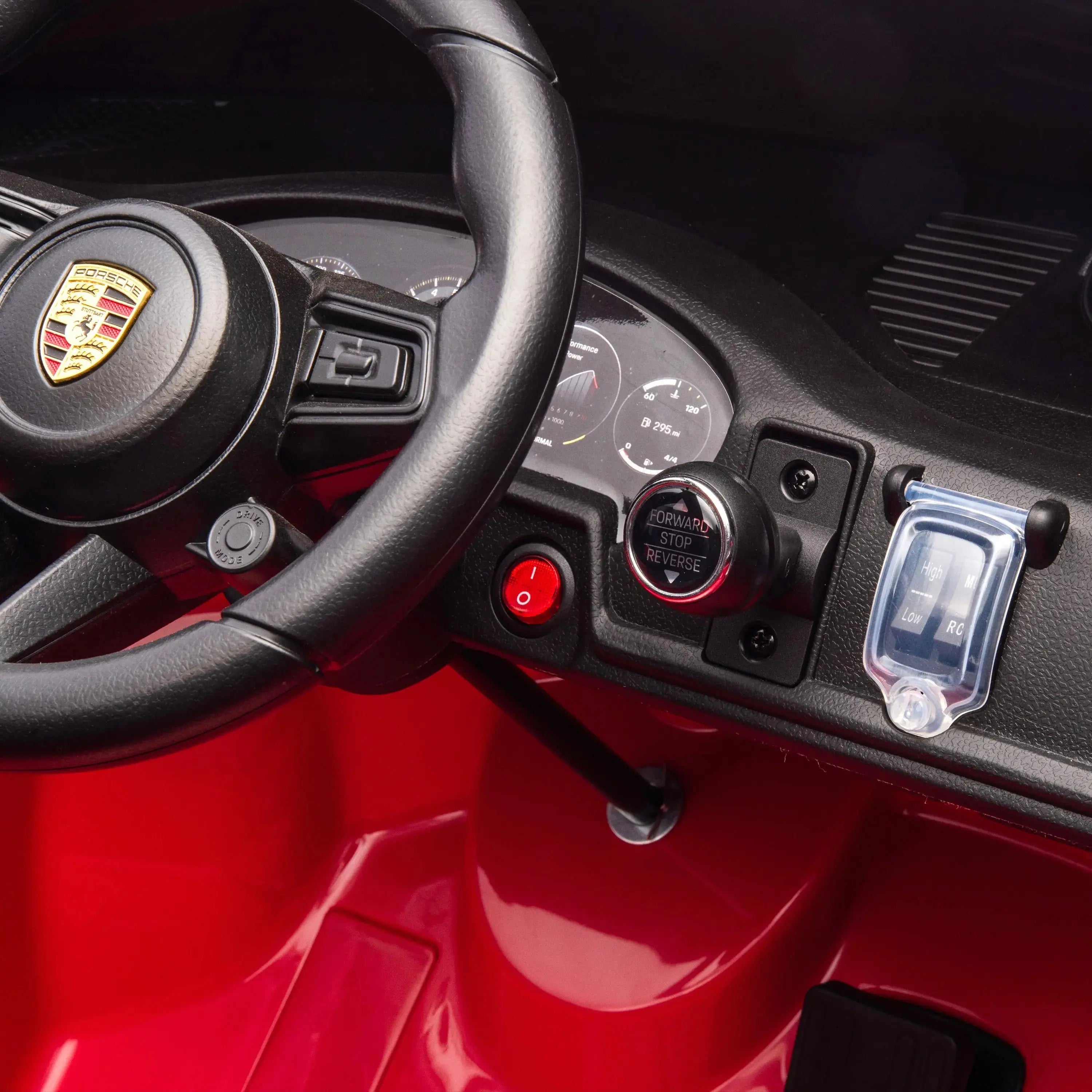 24V Porsche 911 GT3 2 Seater - NEW Silent Motor – open doors (2) | Freddo Toys Canada