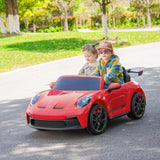 24V Porsche 911 GT3 2 Seater - NEW Silent Motor  Freddo Toys