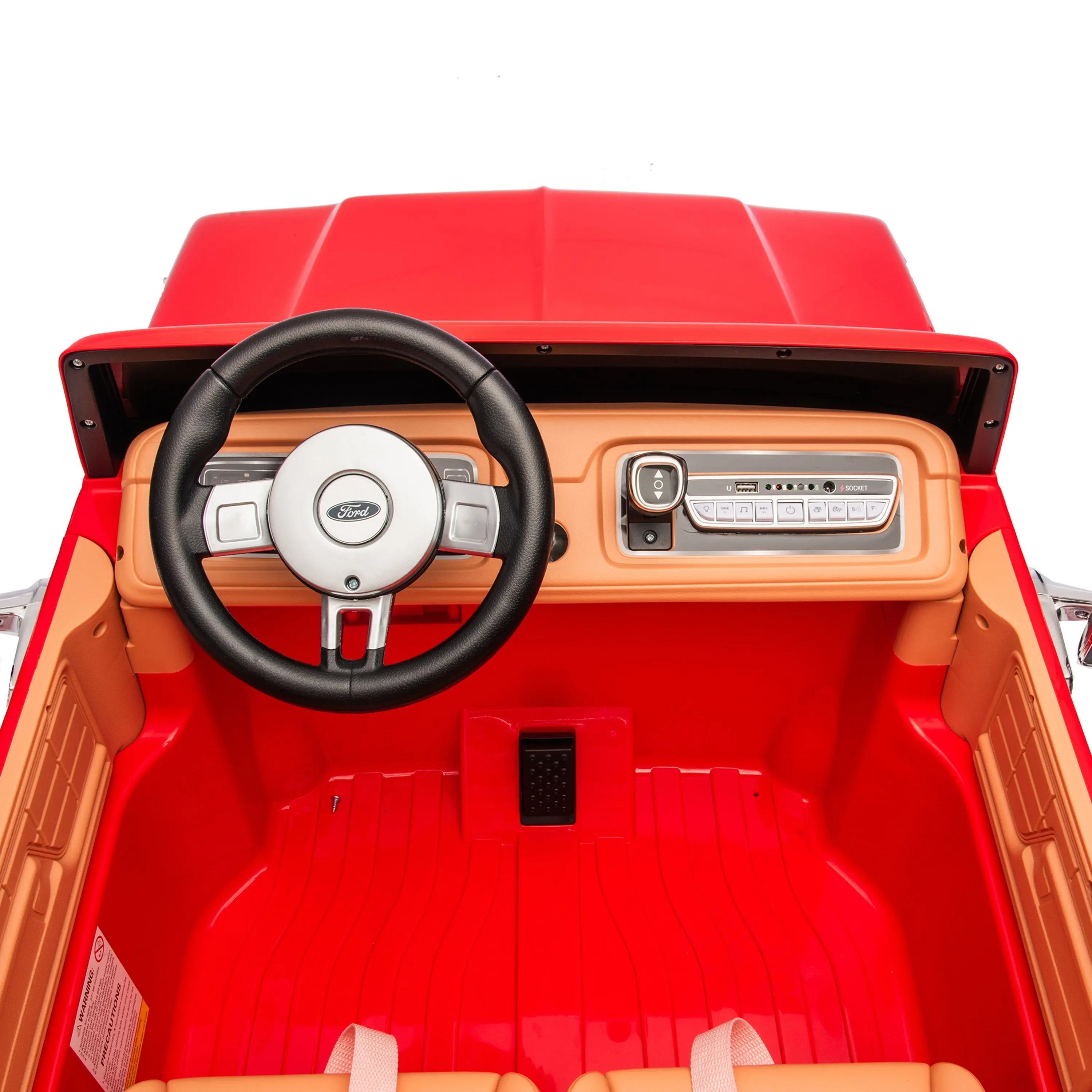 Officially Licensed Ford F-150 24V 2-Seater Kids Ride-On Truck