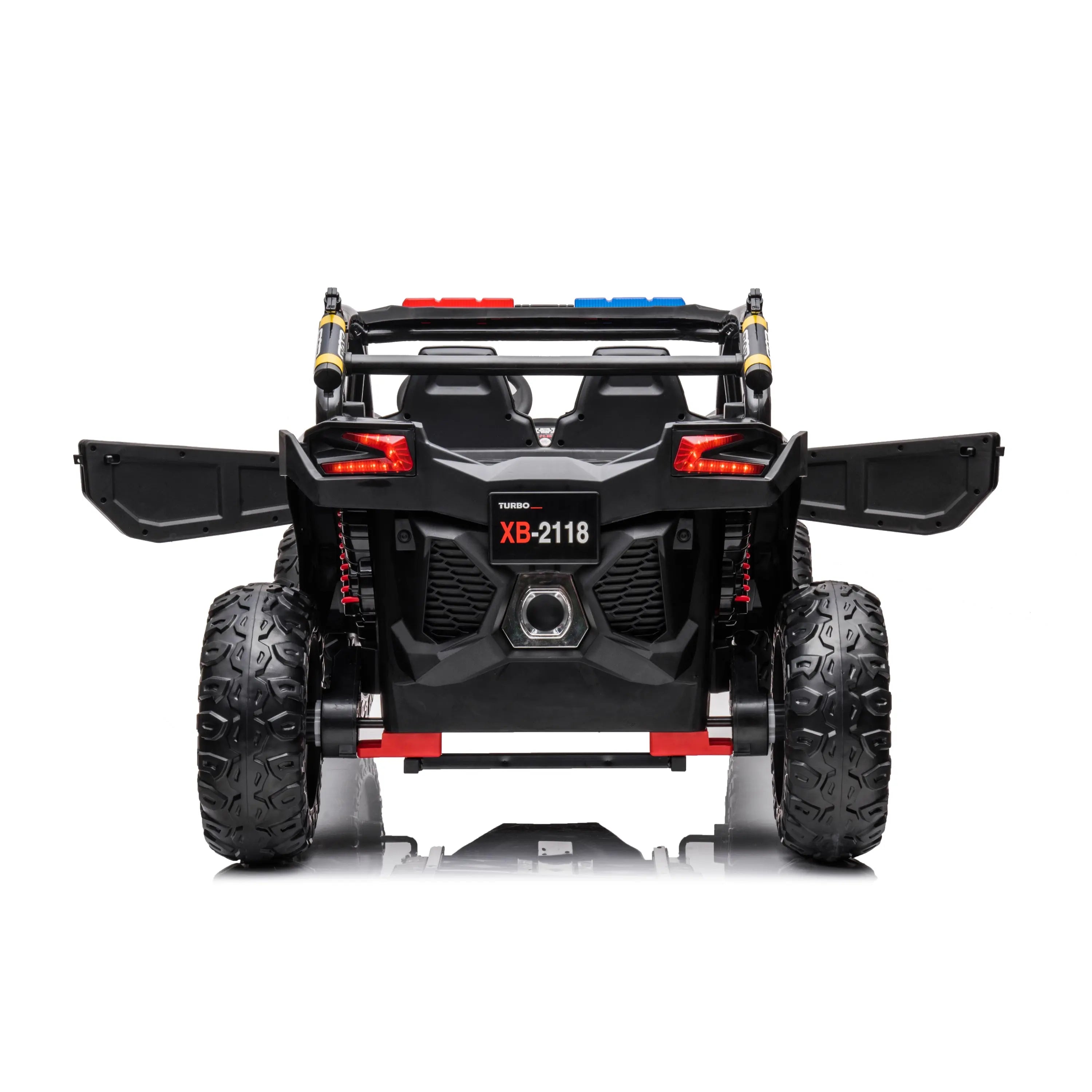 24V 4x4 Freddo Storm Police UTV 2-Seater for Kids with Lights & Sirens for Action-Packed Adventures | Freddo Toys Canada