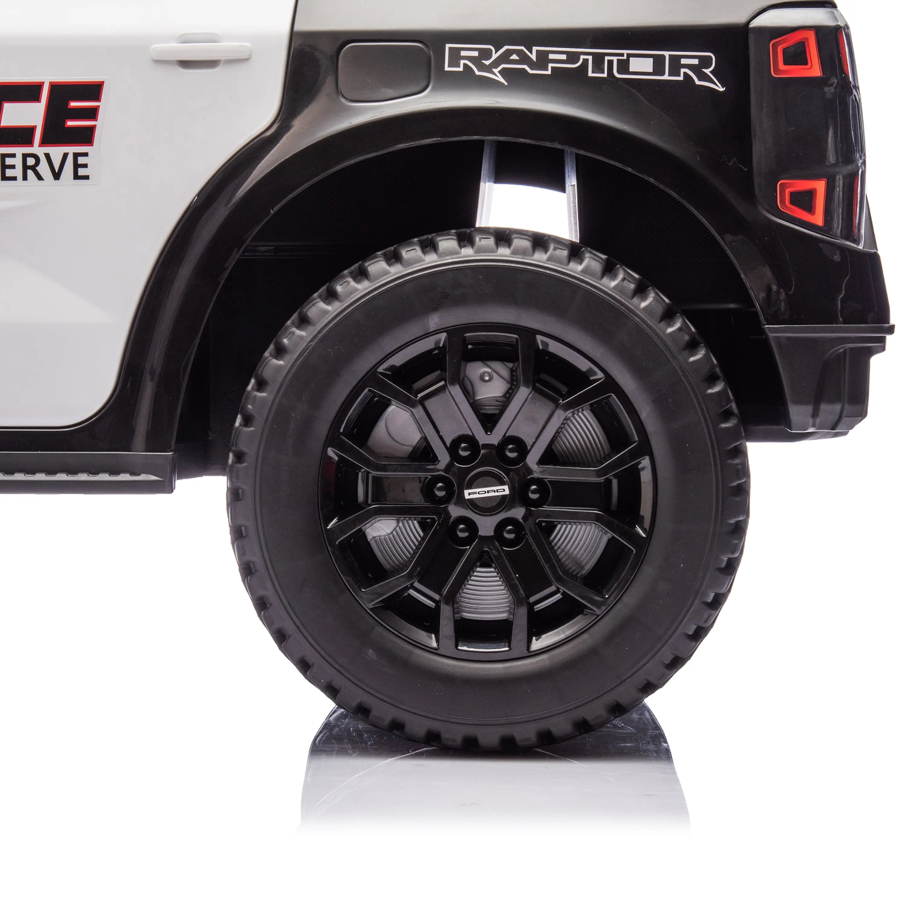 12V Licensed Ford Raptor Police Interceptor Kids Ride-On Truck — view 7