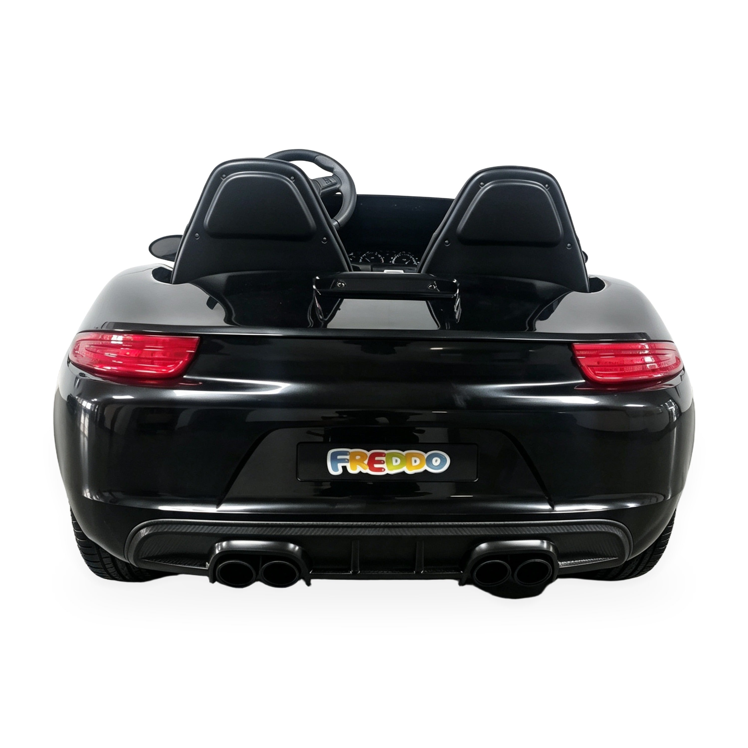 24V Freddo Viper XXL 2-Seater Ride-On Car for Kids & Adults with Brushless Motor - Black