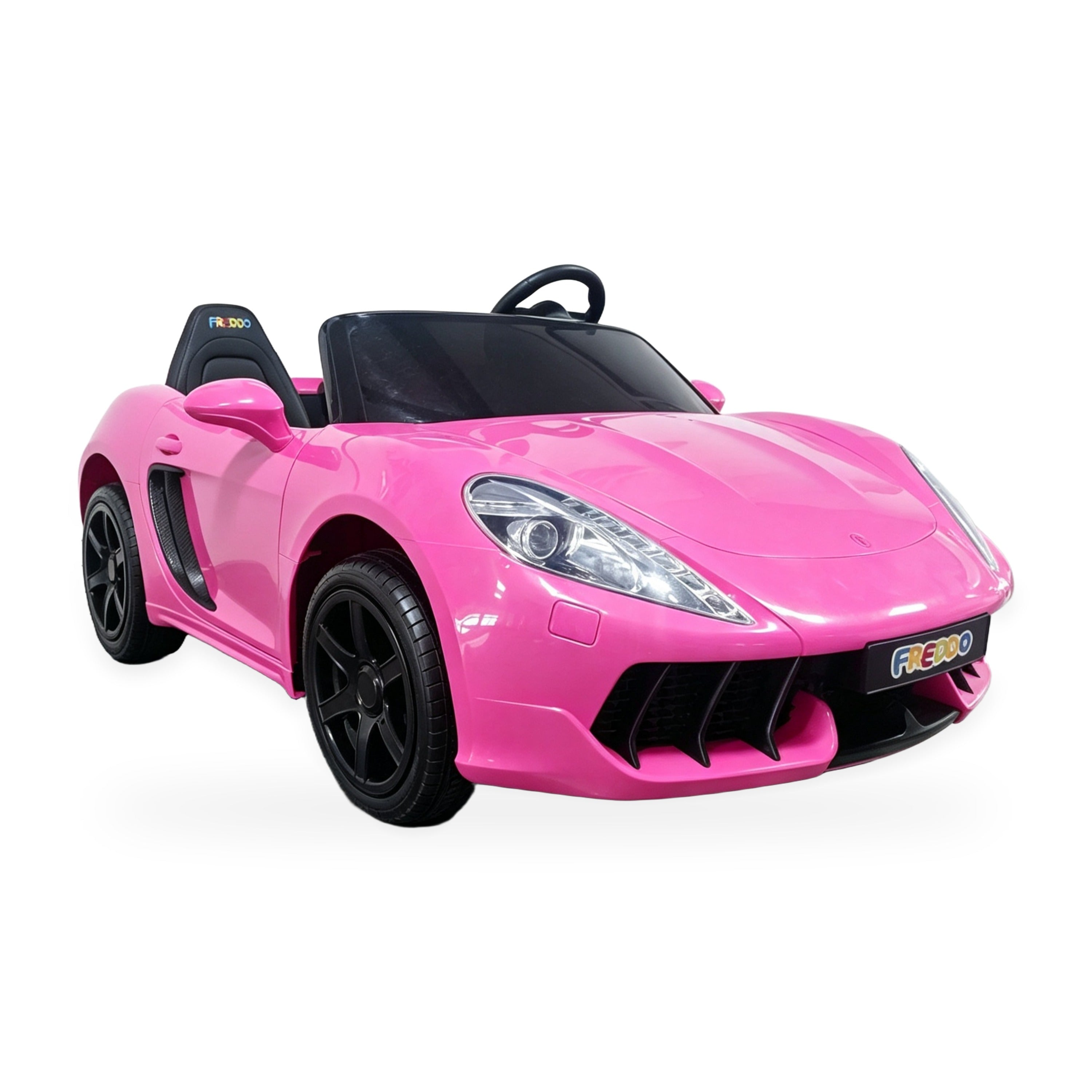 24V Freddo Viper XXL 2-Seater Ride-On Car for Kids & Adults with Brushless Motor - Pink