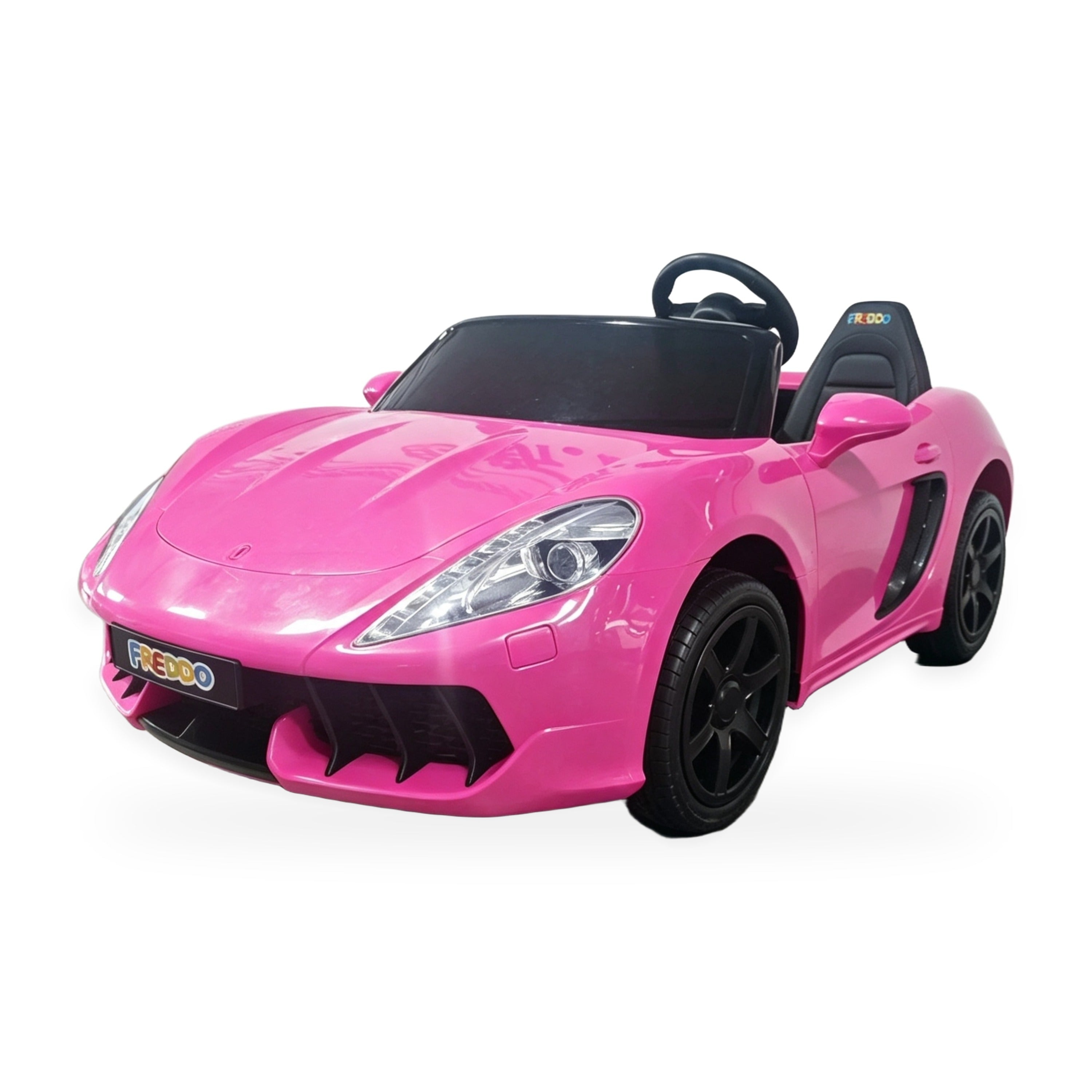 24V Freddo Viper XXL 2-Seater Ride-On Car for Kids & Adults with Brushless Motor - Pink