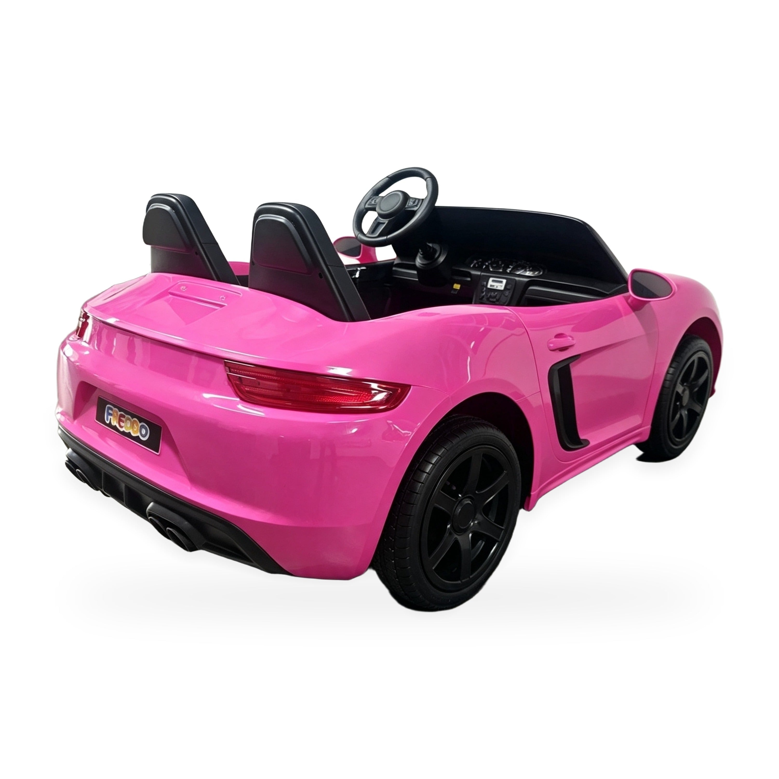 24V Freddo Viper XXL 2-Seater Ride-On Car for Kids & Adults with Brushless Motor - Pink