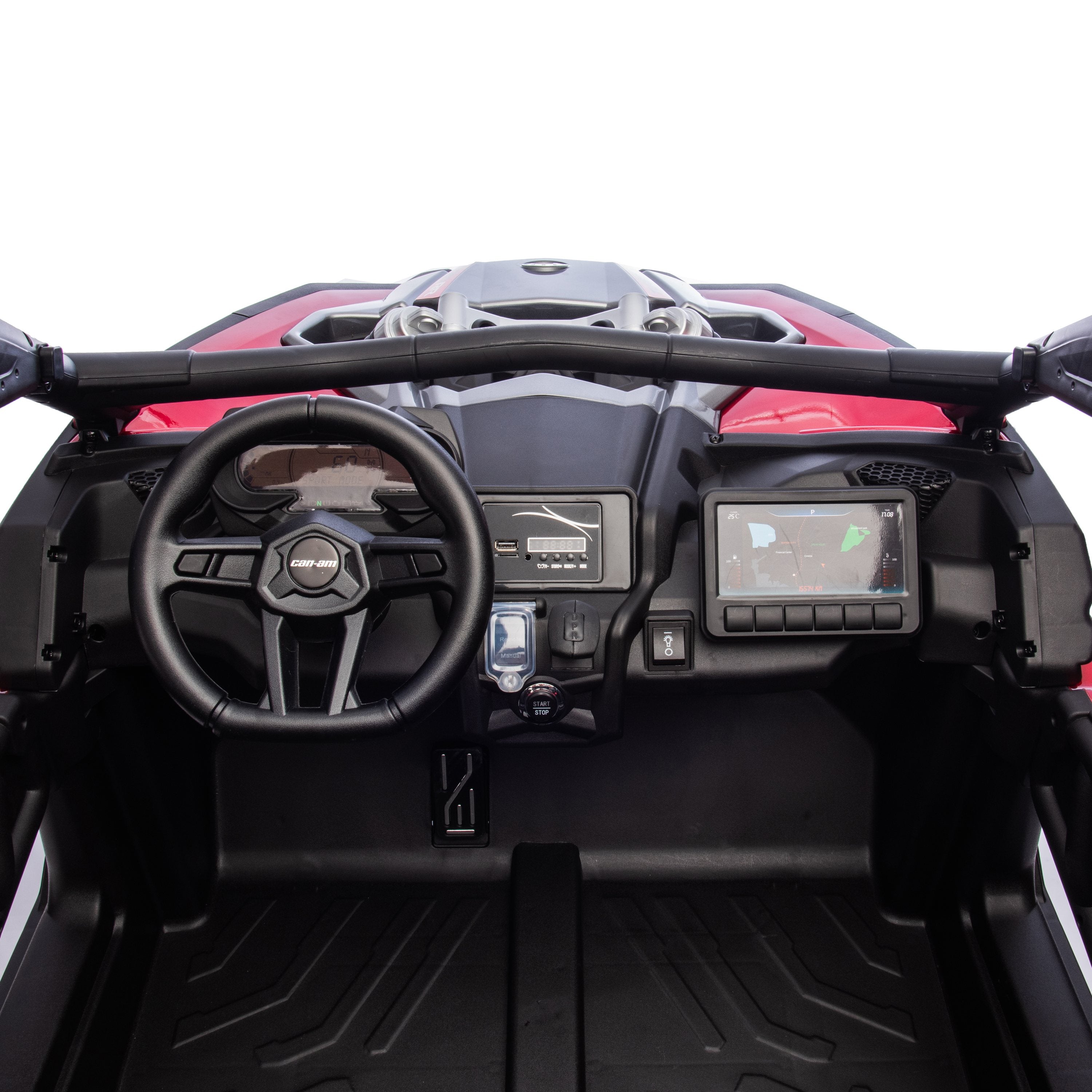 Officially Licensed Can-Am Maverick 48V 2-Seater Kids Ride-On UTV - Dark Red