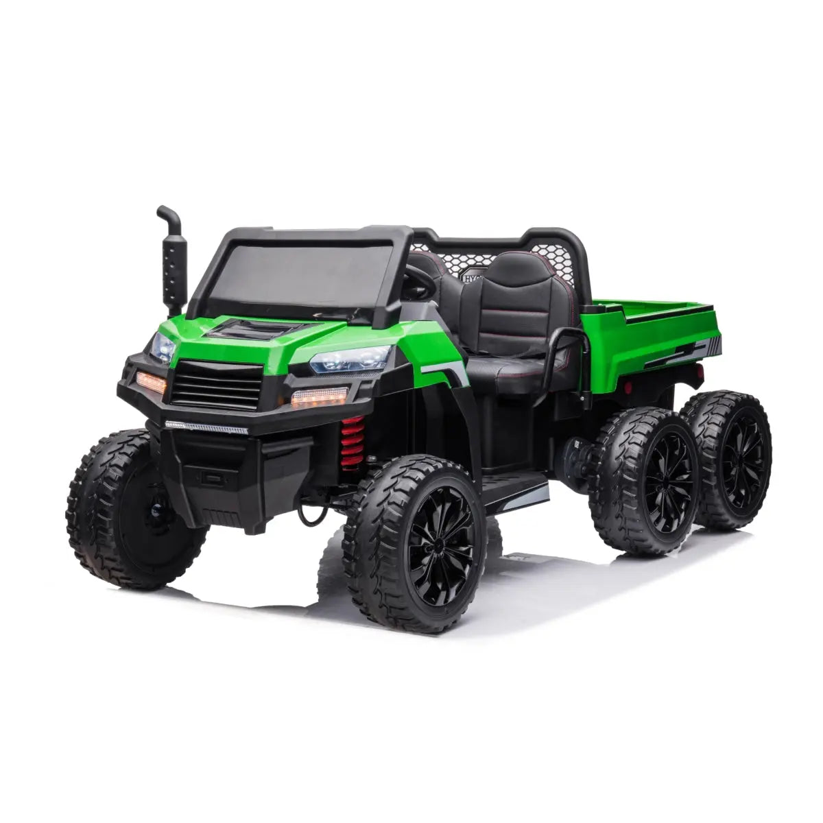 24V 6 Wheeler Freddo Tractor Trailer 2 Seater Ride-on with Dump Cart and Parental Remote | Freddo Toys Canada