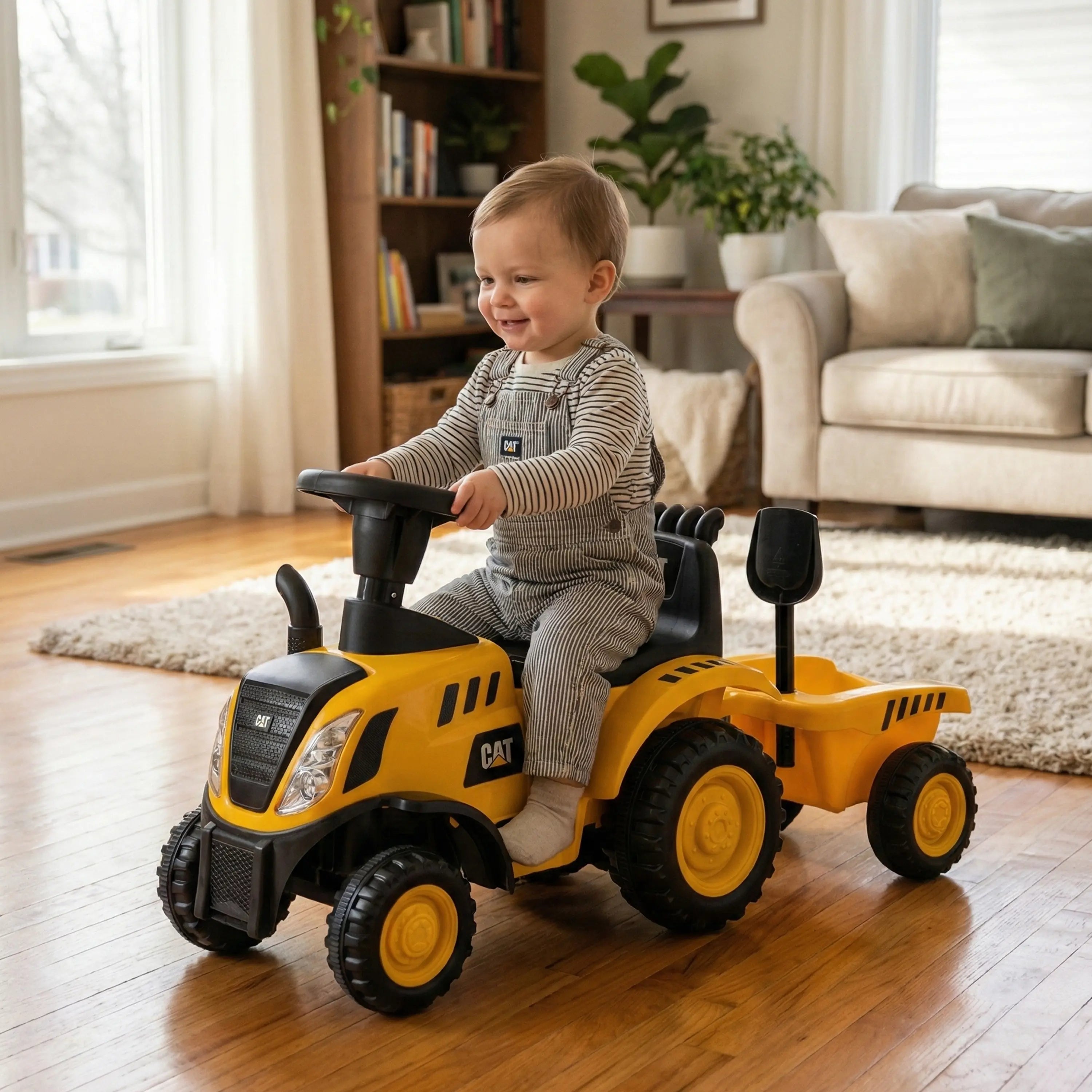 CAT Holland T7 Tractor Foot to Floor – wheels and suspension detail | Freddo Toys Canada