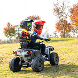 Can-Am Outlander 24V Ride on ATV – steering wheel and controls | Freddo Toys Canada
