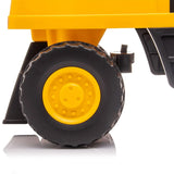 Caterpillar Foot to Floor Ride-On for Toddlers – LED headlights detail | Freddo Toys Canada