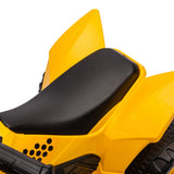 Mini CAT ATV 6V Ride-on – wheels and suspension detail | Freddo Toys Canada