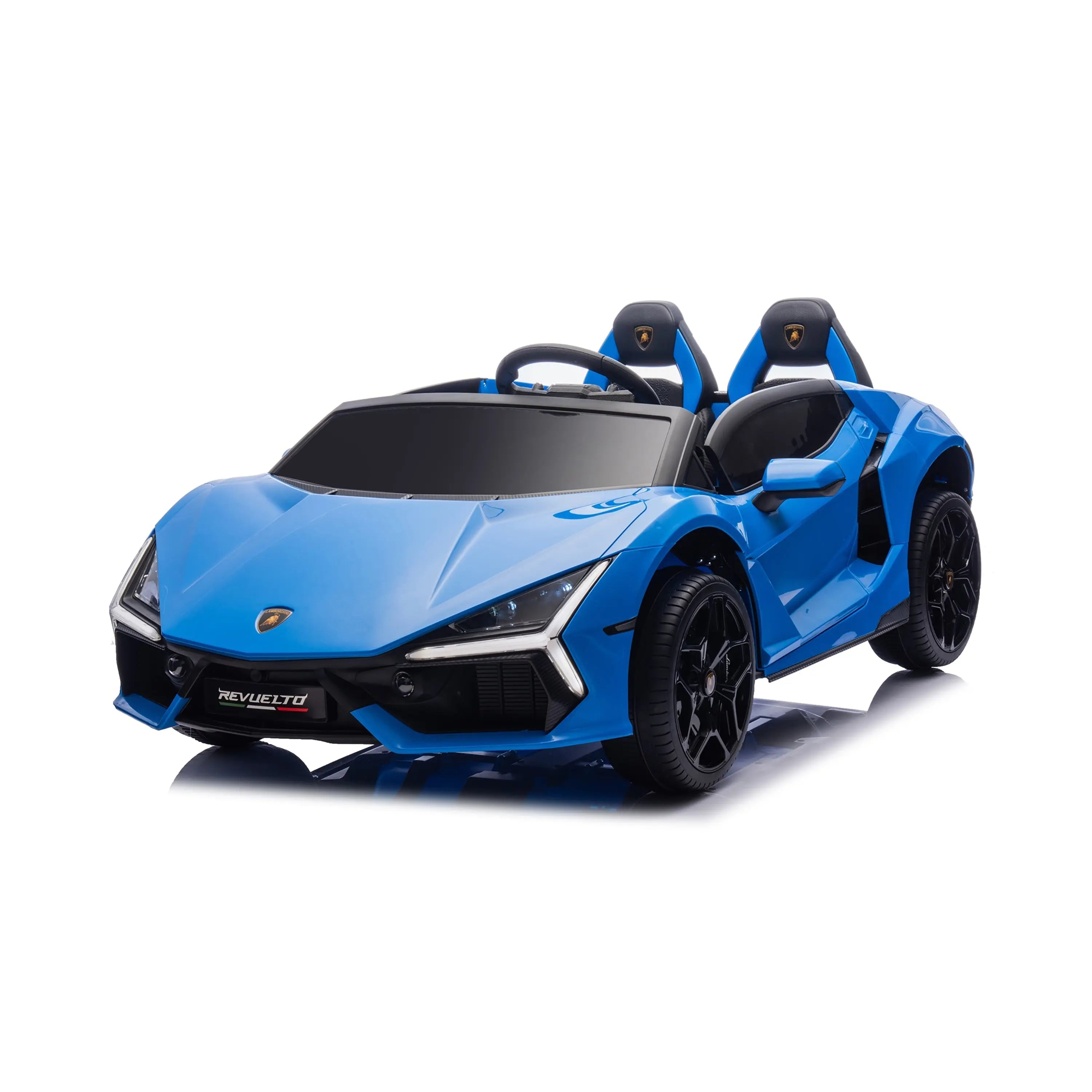 Lamborghini Revuelto 24V Ride-on – wheels and suspension detail | Freddo Toys Canada