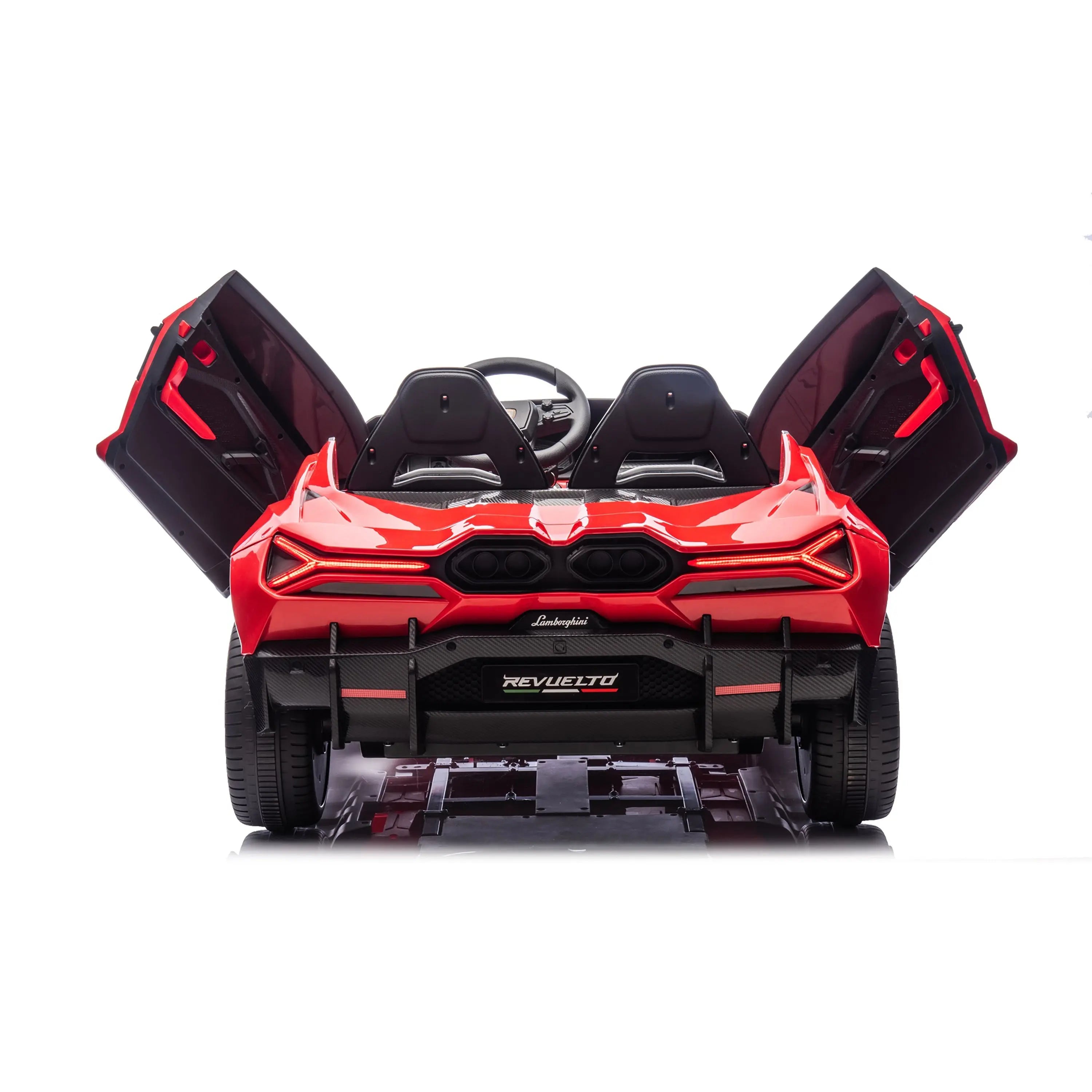 Lamborghini Revuelto 24V Ride-on – dashboard and seat | Freddo Toys Canada