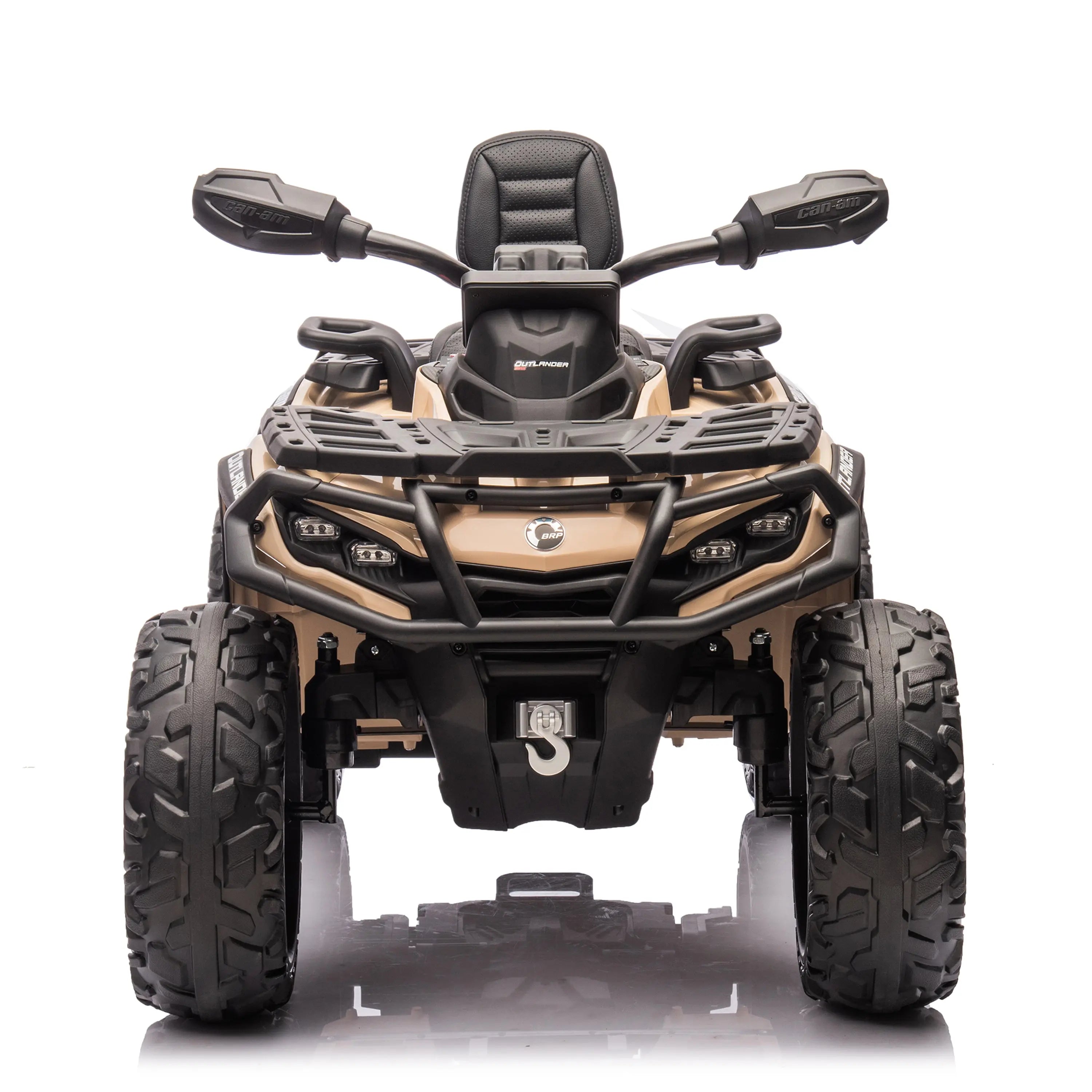 Can-Am Outlander 24V Ride on ATV – steering wheel and controls (2) | Freddo Toys Canada