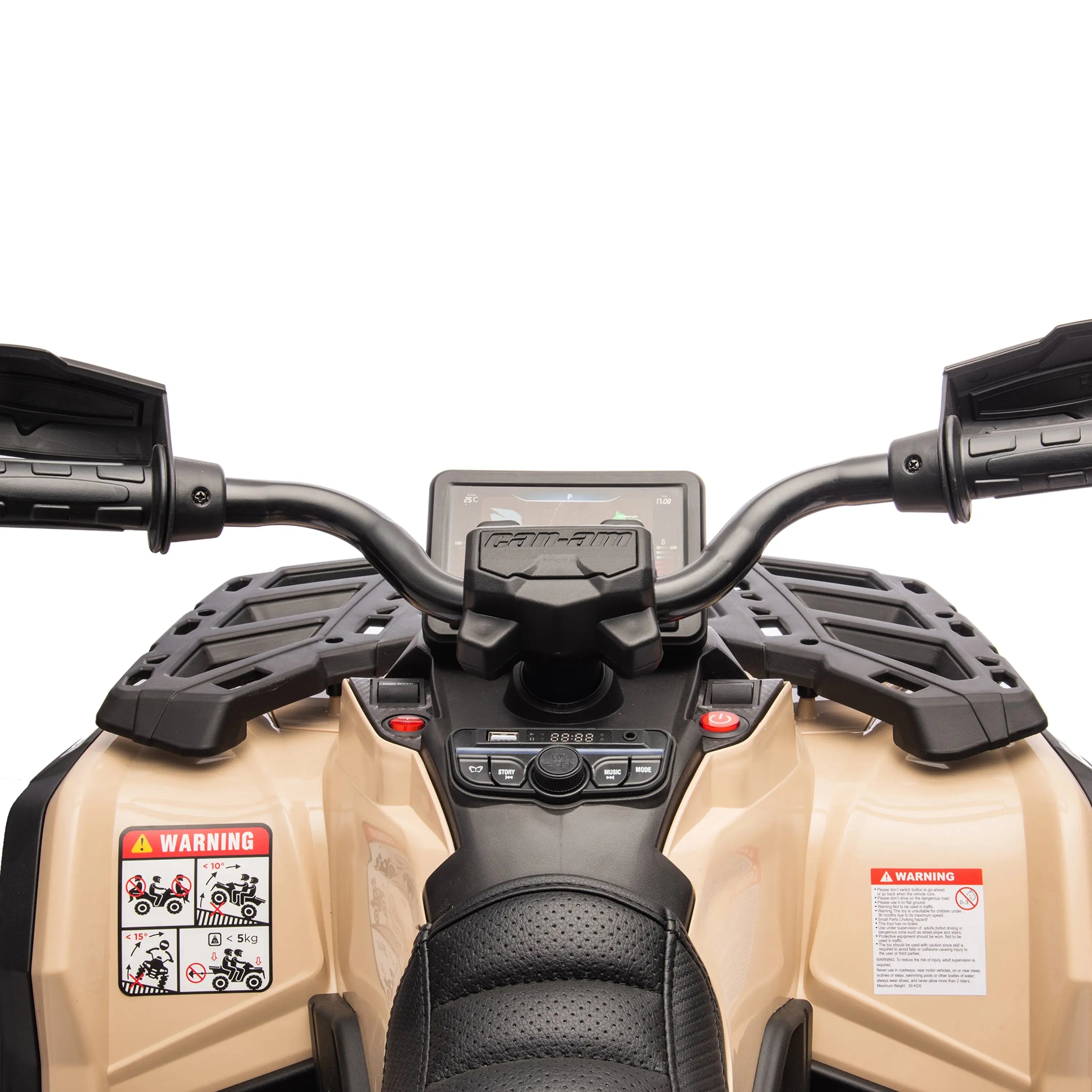 Can-Am Outlander 24V Ride on ATV – rear view (2) | Freddo Toys Canada
