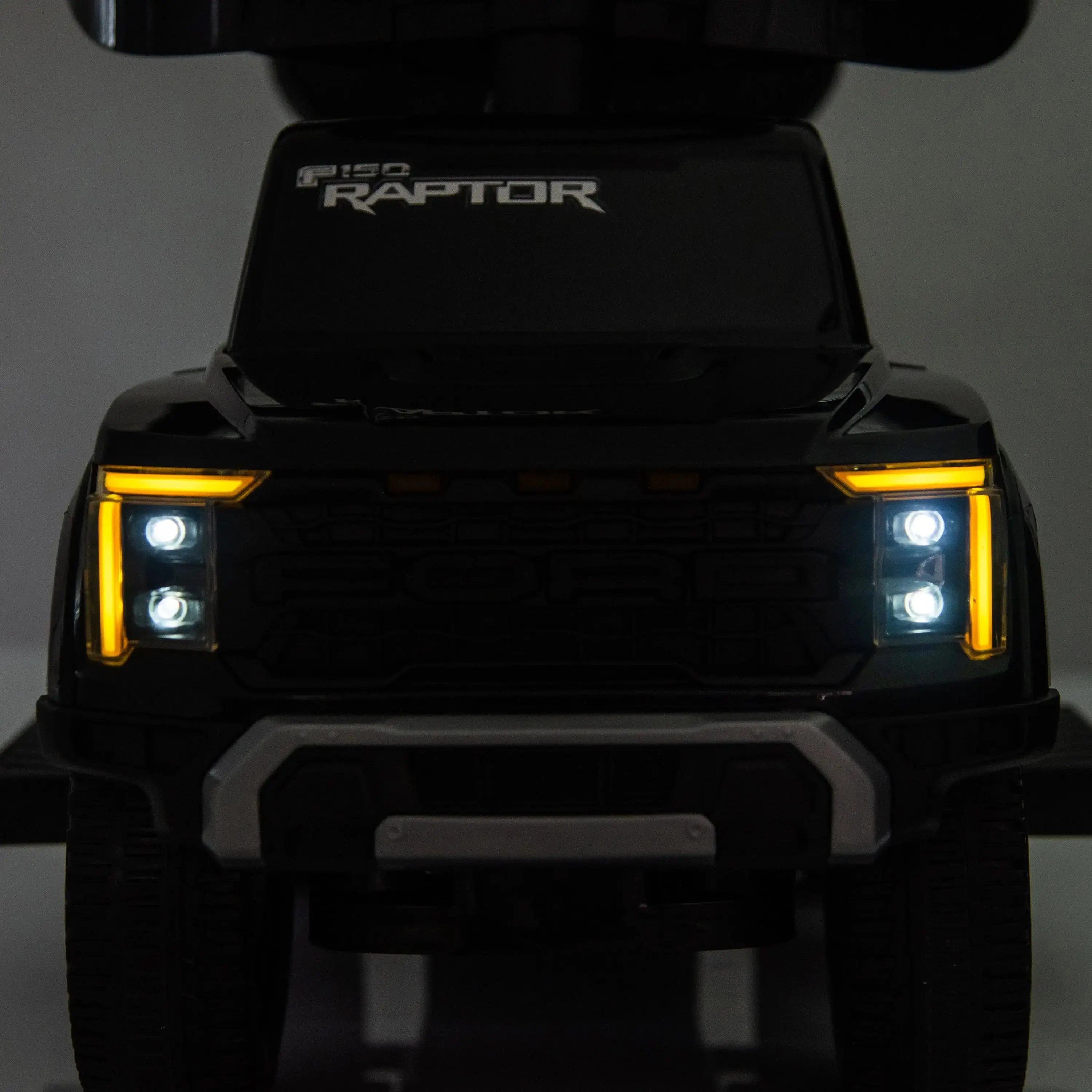 Child riding the Ford Raptor 3 in 1 | Freddo Toys Canada