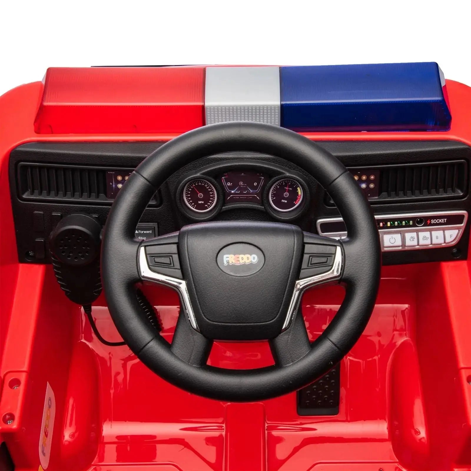 12V Freddo Fire Truck 1 Seater Ride on  Freddo Toys