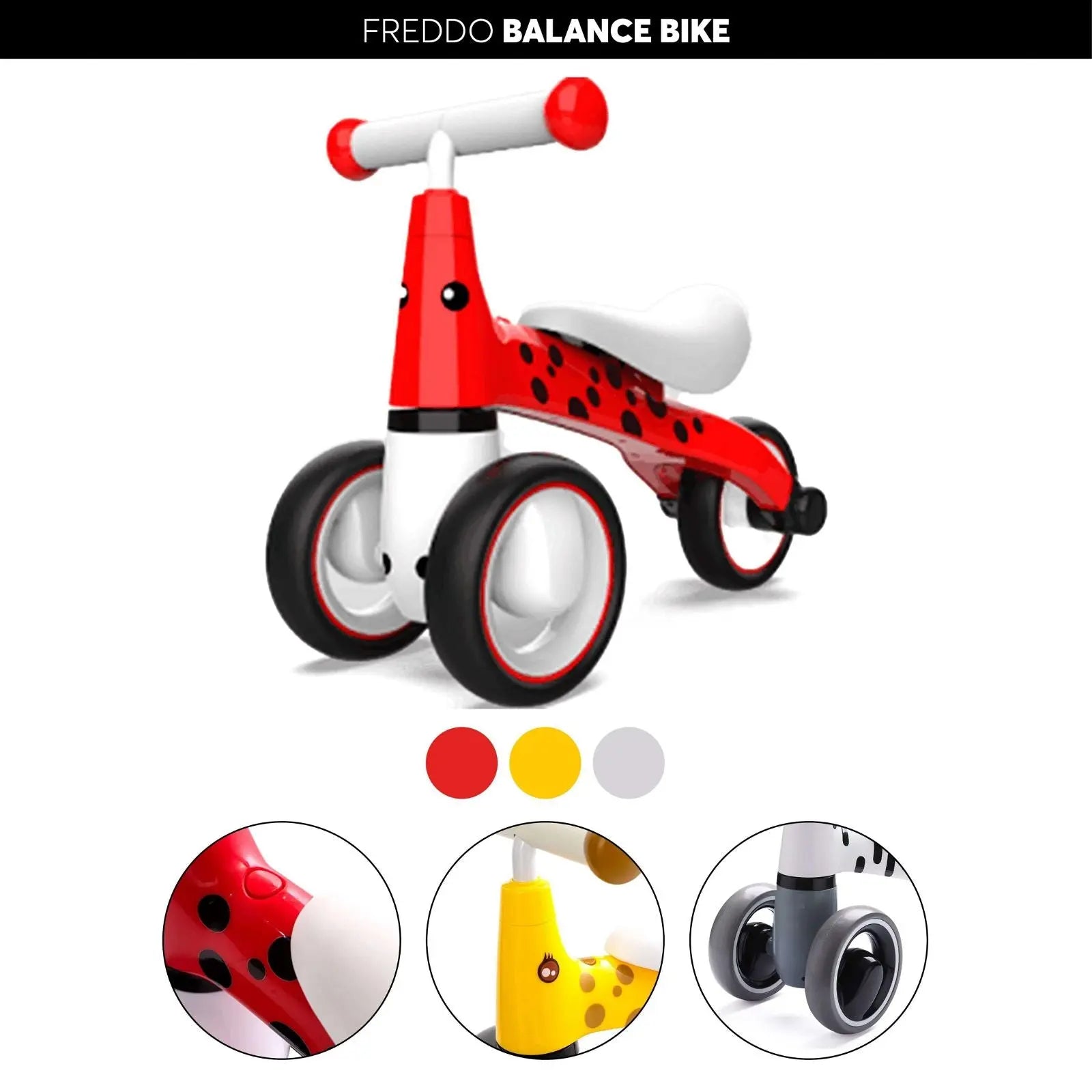 Freddo Toys 3 Wheel Balance Bike  DTI Direct Canada