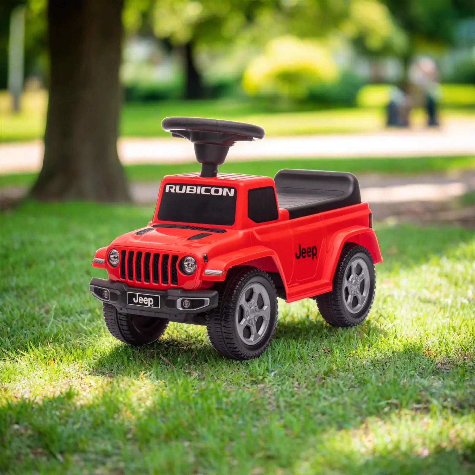 Jeep Rubicon Foot to Floor Ride-On for Toddlers – front view | Freddo Toys Canada