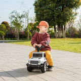 Jeep Rubicon Foot to Floor Ride-On for Toddlers – interior detail | Freddo Toys Canada