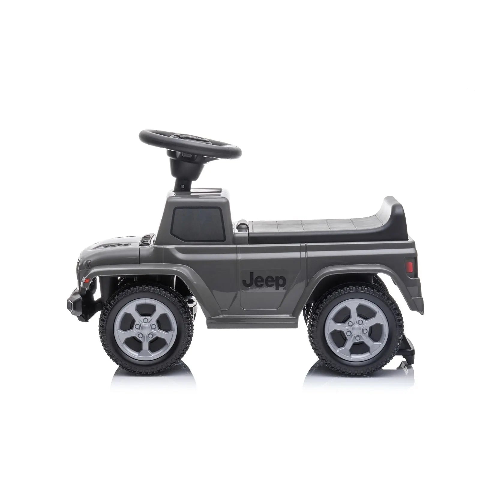 Jeep Rubicon Foot to Floor Ride-On for Toddlers – steering wheel and controls (2) | Freddo Toys Canada