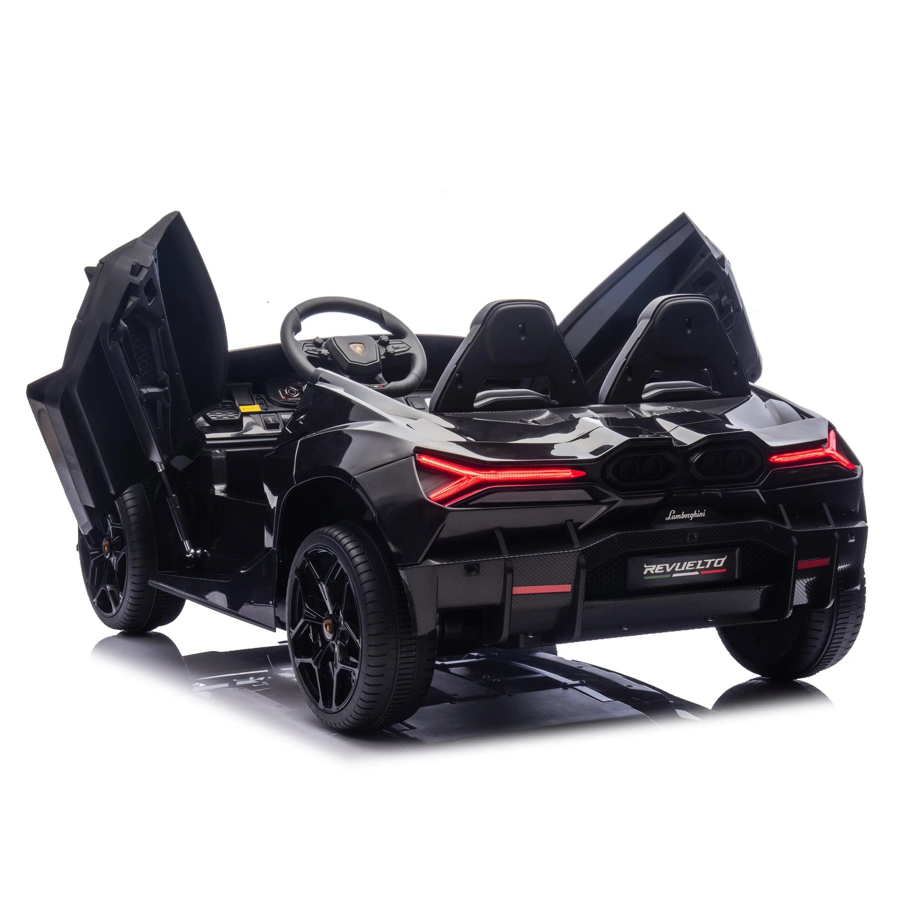 Lamborghini Revuelto 24V Ride-on – front three-quarter view (2) | Freddo Toys Canada